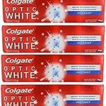 Dentifrice blanchissant instantané colgate optic white - 75 ml x 6