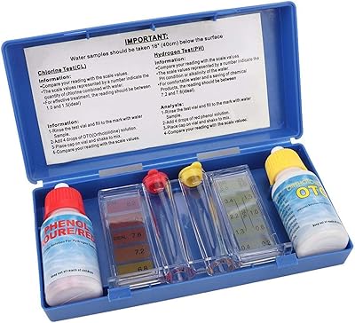 Boîte de test de qualité de l'eau vakaca, kit de test de ph
