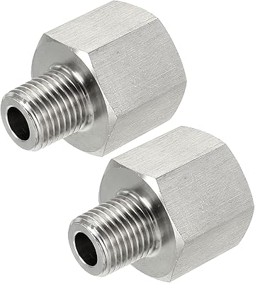 Sourcing map douille hexagonale, adaptateur de raccord de tuyau en acier inoxydable 1/4 pt mâle vers 1/2 pt femelle, paquet de 2. En tant que boutique en ligne généraliste, DIAYTAR COTE D'IVOIRE propose une large sélection de produits qui conviennent à tous les âges et à tous les goûts. Les clients peuvent choisir parmi une grande variété de catégories de produits, allant de l'électronique aux vêtements, en passant par les produits pour la maison et le jardin. Avec sa politique de prix compétitifs et son service de livraison rapide, DIAYTAR COTE D'IVOIRE est la boutique en ligne parfaite pour les achats en ligne en Côte d'Ivoire.