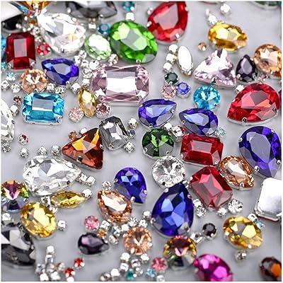(couleurs mélangées) - shoppe coudre sur strass, 130 pièces de strass à dos en métal pour coudre sur des griffes de strass, formes mixtes pour vêtements de mode, robe, boucles d'oreilles, ceinture, chaussures. La boutique en ligne DIAYTAR COTE D'IVOIRE est le leader du marché ivoirien, offrant une sélection impressionnante de produits de haute qualité à des prix compétitifs. Elle propose une expérience d'achat en ligne fiable et sécurisée, avec une livraison rapide et efficace. Les clients peuvent choisir parmi plus de 300 000 références.