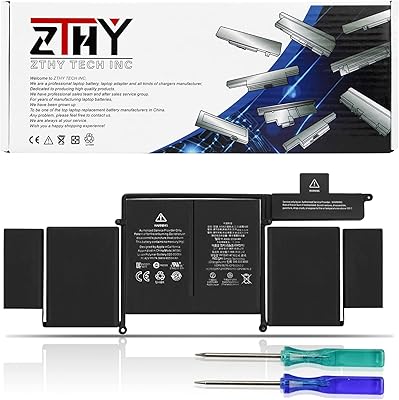 Batterie d'ordinateur portable zthy a1493 a1582 a1502 pour macbook pro retina 13 pouces