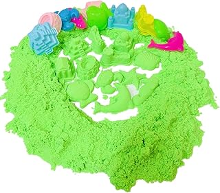 Seau de sable sandy green 2000 g de 12 pièces, space sand est