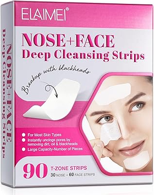 Bandes de pores de nez de zone t pour points noirs, 90 bandes de dissolvant de points noirs de nez de zone t, bandes de nettoyage en profondeur de pores de nez d'élimination de points noirs pour femmes hommes. DIAYTAR COTE D'IVOIRE est la première boutique en ligne généraliste de Côte d'Ivoire, proposant une large gamme de produits pour les consommateurs. La boutique en ligne est conçue pour offrir une expérience d'achat en ligne facile et sécurisée.