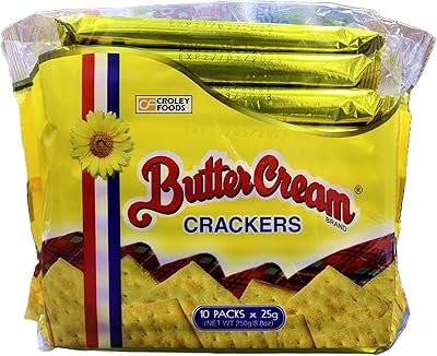 Craquelins croley foods à la crème au beurre, saveur originale, 25 g, paquet