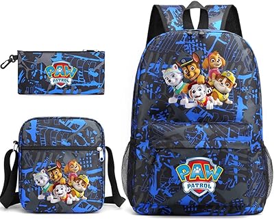 Ensemble de sac à dos goodrun compatible avec dog paw patrol