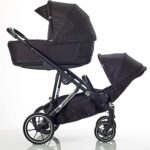 Poussette tandem et nacelle mee-go uno+ - allegra noir