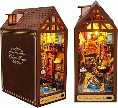 Kit d'étagère diy roroom, support de livre pour maison de poupée, décoration d'allée décorative, puzzle en bois 3d avec étagère et tiroirs, bibliothèque en bois (années de divertissement - tc16). DIAYTAR COTE D'IVOIRE, boutique en ligne de confiance, propose une gamme variée de produits allant de l'électronique aux produits alimentaires, en passant par la mode et les accessoires. Avec plus de 300 000 références, les clients ont l'opportunité de trouver exactement ce qu'ils cherchent. Le site web est conçu pour offrir une navigation intuitive et une expérience d'achat agréable.