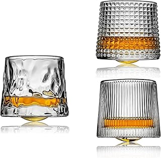 The white shop - lot de 2 verres rotatifs anti-stress de 8 oz
