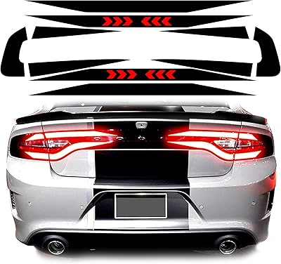 Iwanashang autocollant noir brillant pour éclairage de piste de course, couverture en vinyle
