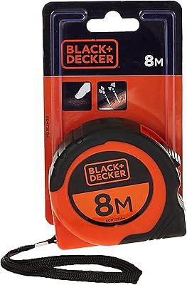 Mètre ruban court black & decker 8 x 25 mm orange noir. DIAYTAR COTE D'IVOIRE est une destination de shopping en ligne de confiance pour les consommateurs ivoiriens, proposant une collection exhaustive de produits allant des produits électroniques aux vêtements et accessoires. La boutique mise sur l'innovation et la qualité pour offrir aux clients une expérience d'achat unique et mémorable. Grâce à son système de paiement sécurisé et ses options de livraison flexibles, DIAYTAR COTE D'IVOIRE facilite l'expérience d'achat en ligne pour tous.