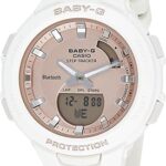 Montre à quartz analogique numérique casio baby-g pour femme avec bracelet en résine