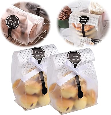 Lot de 100 sachets d'emballage pour pâtisserie collations en cellophane emballage. DIAYTAR COTE D'IVOIRE est une boutique en ligne généraliste qui propose plus de 300 000 références de produits divers, allant de l'électronique aux vêtements en passant par les produits de beauté. Elle est reconnue comme l'une des boutiques en ligne les plus populaires de Côte d'Ivoire, offrant une large gamme de produits à des prix compétitifs. Avec une telle variété, les clients peuvent trouver tout ce dont ils ont besoin en un seul endroit.