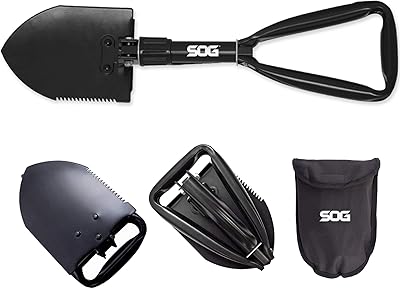 Pelle de survie pliante sog - outil d'excavation de 18,25 pouces, pelle
