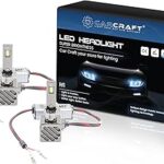 Ampoules de phare led carcraft h1 130 w 30 000 lumens