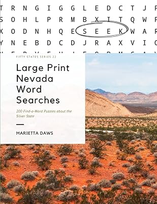 Recherches de mots en gros caractères dans le nevada : 200 puzzles