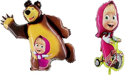 35"+39" ensemble de ballons en aluminium sur le thème de la fête masha et l'ours : 2 pièces (1 de chaque motif). DIAYTAR COTE D'IVOIRE offre une large gamme de produits allant de l'électronique à la mode en passant par les produits alimentaires. Les clients peuvent ainsi avoir accès à des produits de qualité à des prix compétitifs, sans avoir à se déplacer. Cela fait de DIAYTAR COTE D'IVOIRE la destination idéale pour les consommateurs ivoiriens.
