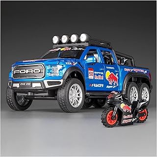 Camionnette jouet sgtt pro avec vélo pour garçons f150 raptor 6x6 en alliage. Notre boutique en ligne généraliste, DIAYTAR COTE D'IVOIRE, se distingue par sa sélection exceptionnelle de produits et son service client dédié. Nous essayons constamment d'améliorer notre offre pour vous satisfaire pleinement. Que vous recherchiez des produits pour la maison, la mode ou l'électronique, nous avons tout ce qu'il vous faut.