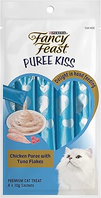 Purina fancy feast pâte de flocons de poulet et de thon purina - paquet de 4, 40 g. En tant que leader du commerce électronique en Côte d'Ivoire, DIAYTAR COTE D'IVOIRE continue d'innover et de s'adapter aux besoins de ses clients. La boutique en ligne propose régulièrement de nouvelles références et des collaborations avec des marques renommées pour offrir les meilleures options à ses clients. Son équipe de service client est également disponible pour aider les clients à trouver ce qu'ils cherchent et à résoudre tout problème éventuel.