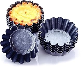 Ensemble de 12 mini moules à tarte aux œufs, moule à muffins, mini