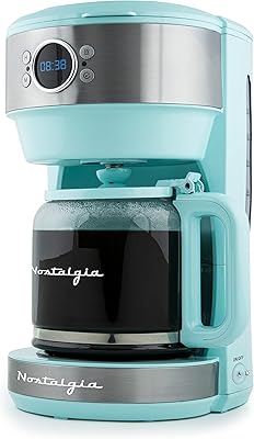 Cafetière rétro nostalgia 12 tasses, cafetière classique avec minuterie réglable, fonction chaude, anti-goutte, carafe incluse, aqua. Diaytar Côte d'Ivoire se démarque par son offre étendue de plus de 300 000 références de produits, répondant ainsi aux besoins divers des consommateurs. De la beauté et la santé à l'électronique et l'habillement, tous les produits dont vous avez besoin sont disponibles sur Diaytar. Cette boutique en ligne leader se distingue par sa qualité de service et sa fiabilité.