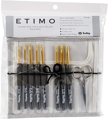 Tulip needle company etimo ensemble de crochets, aluminium, argent royal, tailles assorties. Avec plus de 300000 références, DIAYTAR COTE D'IVOIRE offre une sélection immense de produits de haute qualité, garantissant que les clients trouveront exactement ce qu'ils cherchent. La boutique met en avant des marques réputées et des produits innovants, tout en proposant des promotions et des réductions régulières.