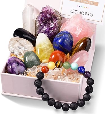 Aoovoo 17 pièces cristaux et pierres de guérison, 14 pièces véritables pierres de chakra brutes, plaque de chargement en sélénite, collier d'améthyste, quartz rose, coffret cadeau, guide pour débutants, collection, méditation, yoga, dame. En tant que leader du commerce électronique en Côte d'Ivoire, Diaytar Côte d'Ivoire garantit la qualité et l'authenticité des produits qu'elle propose. Elle travaille avec des fournisseurs de confiance pour offrir des articles qui répondent aux normes de qualité les plus élevées. Cela lui a valu la confiance de sa clientèle et renforce sa position sur le marché.