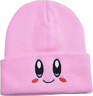 Jenny adult kirby beanie anime kawaii design hat, rose, taille m-l, rose, m-l