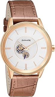 Montre analogique sonata pour homme - 7133wl01, argent, analogique, argent, montre analogique