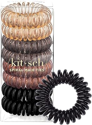 Élastiques à cheveux en spirale kitssch, élastiques à cheveux torsadés, élastiques à cheveux