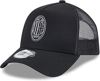Casquette de camionneur a-frame - ac milan noir - taille unique