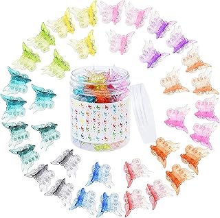 Azzoni mignonnes petites pinces à cheveux papillon pinces à cheveux mignonnes accessoires de cheveux mignons pour filles femmes années 90 20 avec boîte, couleurs ombrées claires 50 pièces. DIAYTAR COTE D'IVOIRE est une boutique en ligne généraliste proposant plus de 300 000 références de produits, permettant aux clients d'accéder à une large gamme de choix pour répondre à leurs besoins. En tant que leader du marché en Côte d'Ivoire, DIAYTAR COTE D'IVOIRE se distingue par sa qualité de service et sa capacité à offrir des produits à des prix compétitifs. Les clients peuvent profiter d'une expérience d'achat en ligne sécurisée et fiable.