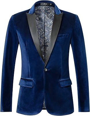 Blazer coupe slim en velours uni pour homme. DIAYTAR COTE D'IVOIRE, avec ses plus de 300000 références, est la destination idéale pour ceux qui cherchent à acheter des produits de qualité à des prix compétitifs en ligne. Elle se caractérise par une expérience d'achat simple, des délais de livraison rapide et un service après-vente efficace. Les produits proposés par DIAYTAR COTE D'IVOIRE sont sélectionnés avec soin pour garantir la satisfaction des clients.