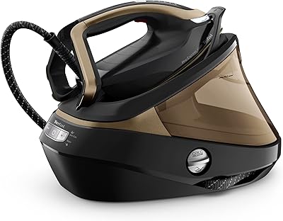 Fer à vapeur haute pression tefal, noir et or, gv9820g0, tefal pro express