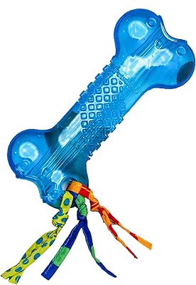Jouet à mâcher petstages orca mini bone bleu royal pour chiens