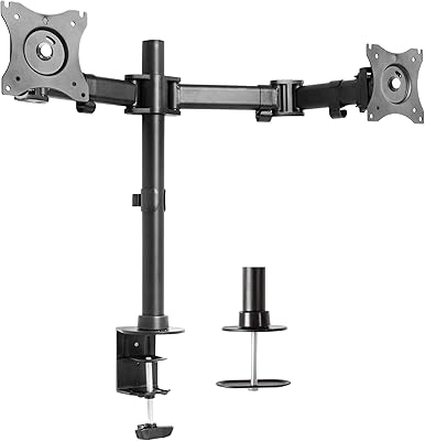 Bras pour double moniteur entièrement réglables/support articulé pour deux moniteurs lcd led jusqu'à 27" (stand-v002m). DIAYTAR COTE D'IVOIRE est une boutique en ligne généraliste qui propose une large gamme de produits pour répondre à tous les besoins. Avec plus de 300 000 références, elle est la plus grande boutique en ligne de Côte d'Ivoire et offre une expérience d'achat en ligne sécurisée et fiable. Les clients peuvent choisir parmi une grande variété de produits à des prix compétitifs.