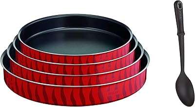 Tefal les specialties grand plat à four (28, 30, 34, 38 cm), rouge
