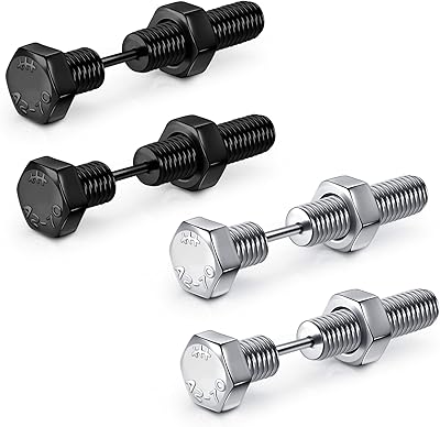 2 paires de boucles d'oreilles à puces en acier inoxydable 16g en argent et noir pour homme et femme pour piercing corporel, inconnu. La boutique en ligne DIAYTAR COTE D'IVOIRE propose une expérience de shopping unique et personnalisée à ses clients. Elle offre une gamme de services tels que la personnalisation de produits, les conseils de style et les recommandations de produits. Les clients peuvent également profiter de la fonction de recherche avancée pour trouver facilement les produits qu'ils recherchent.