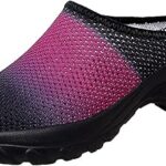 Chaussures décontractées pour femmes, demi-plateforme confortable, support extérieur, tongs respirantes, chaussures de marche