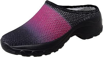 Chaussures décontractées pour femmes, demi-plateforme confortable, support extérieur, tongs respirantes, chaussures de marche