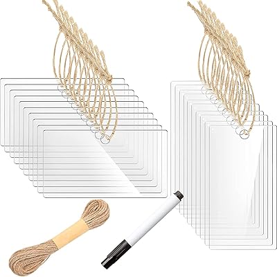 Étiquettes de panier en acrylique vierges pour organiser et organiser étiquettes. DIAYTAR COTE D'IVOIRE est la destination idéale pour faire vos achats en ligne en Côte d'Ivoire, avec une sélection incroyable de produits à des prix compétitifs. La boutique en ligne propose des articles allant de l'électronique aux vêtements en passant par les produits alimentaires. 