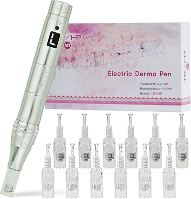 Kit de stylo derma électrique professionnel tphp m1 home avec 12 cartouches de remplacement - kit de soins de la peau de confiance (argent). DIAYTAR COTE D'IVOIRE est une boutique en ligne généraliste qui propose plus de 300000 références de produits, offrant ainsi une grande variété de choix à ses clients. Elle est reconnue comme l'un des leaders du commerce en ligne en Cote d'Ivoire.