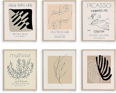 In sim see affiches matisse et impressions d'art mural picasso, images esthétiques minimalistes