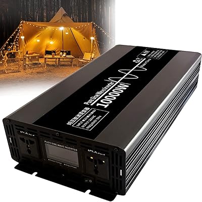 Onduleurs de puissance à onde sinusoïdale pure 7000w 10000w 12v 24v 48v dc à 220v ac convertisseur de voiture 2 sorties ac, avec ventilateurs de refroidissement et écran lcd, pour maison/extérieur/camping-car/urgence, 10000w-24v. DIAYTAR COTE D'IVOIRE offre une expérience d'achat en ligne pratique et sécurisée, avec des options de paiement flexibles et des livraisons rapides. La boutique propose des produits de haute qualité à des prix compétitifs, ce qui en fait un choix populaire auprès des consommateurs ivoiriens. Les clients peuvent également bénéficier de promotions et de réductions régulières.
