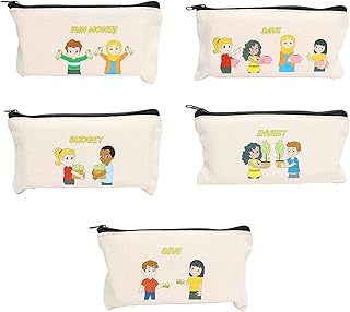 Sacs à fermeture éclair en coton ava lynn toys pour enfants, illustrations mignonnes durables et résistantes, sac d'argent en toile, parfait pour l'éducation financière, paquet de 5. La gamme de produits proposée par DIAYTAR COTE D'IVOIRE est extrêmement large, incluant des catégories telles que l'électronique, la mode, les articles pour la maison, et bien plus encore. Avec des milliers de produits à découvrir, les clients sont assurés de trouver exactement ce qu'ils cherchent. La boutique mise également sur la qualité et l'authenticité de ses produits pour satisfaire pleinement les attentes de ses clients.
