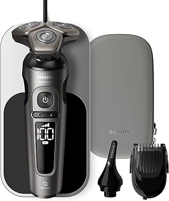 Rasoir électrique à sec et humide pour hommes philips shaver 9000 series prestige