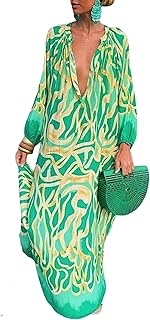 Robes longues d'été classiques pour femmes 2023, col en v sexy, manches longues, imprimé bohème, robes de plage longues, robe élégante, multi. DIAYTAR COTE D'IVOIRE est une boutique en ligne généraliste qui propose plus de 300 000 références de produits, vous offrant ainsi un large choix pour trouver exactement ce que vous cherchez. Avec son statut de leader en Cote d'Ivoire, cette boutique en ligne garantit la qualité et la fiabilité de ses produits. Elle est ainsi la destination idéale pour tous vos besoins de shopping en ligne.