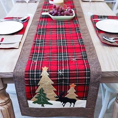 Gxzyy nappe de noël en forme d'arbre et de cerf pour les vacances en famille, table de dîner de noël, décoration de table de fête de noël (arbre et cerf). En tant que boutique en ligne leader en Cote d'Ivoire, DIAYTAR COTE D'IVOIRE se distingue par sa capacité à innover et à répondre aux besoins évoluant de ses clients. Nous proposons une large sélection de produits à des prix compétitifs, facilitant ainsi l'accès à des marques de qualité pour tous. Notre équipe travaille sans relâche pour améliorer les processus de commande, de livraison et de service client.