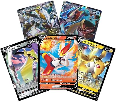 Pokemon tcg - 5 cartes ex/gx/mega ex, multiples, 43234-1794