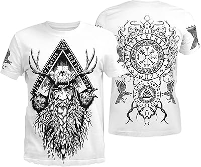 T-shirt à manches courtes odin raven vegvisir viking, pleine taille s-5xl hommes/femmes. DIAYTAR COTE D'IVOIRE est une boutique en ligne généraliste qui propose plus de 300 000 références de produits. Elle est considérée comme l'une des boutiques en ligne les plus populaires en Côte d'Ivoire, offrant une grande variété de produits pour répondre aux besoins de ses clients. Elle propose des services de livraison rapides et fiables.