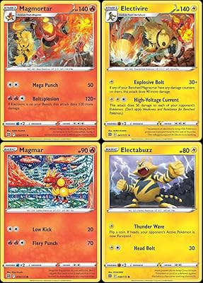 Magmortar 020/172 & electivire 047/172 - étoiles brillantes - rare - lot de 4 cartes pokémon - magmar electabuzz. DIAYTAR COTE D'IVOIRE a réussi à établir une présence solide dans le paysage du commerce en ligne en Côte d'Ivoire, en proposant des prix compétitifs et des offres spéciales régulières. La boutique est constamment à la recherche de moyens pour améliorer son offre et élargir ses services, visant à répondre aux attentes changeantes de sa clientèle et à rester à la pointe du marché.